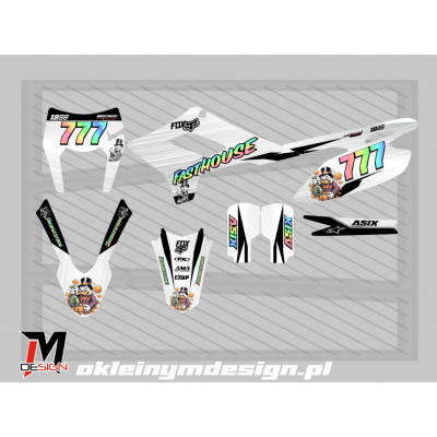 XMOTOS XB88 WHITE AND BLACK
